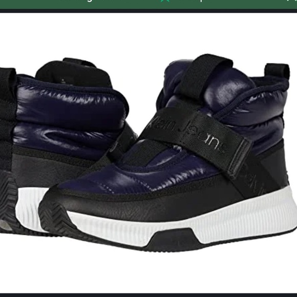 Calvin Klein Dark Blue 400 Mabon Shoe Size 10 M New - Picture 2 of 7